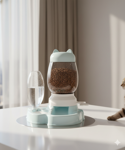 Automatic Pet Feeding & Drinking Fountain™