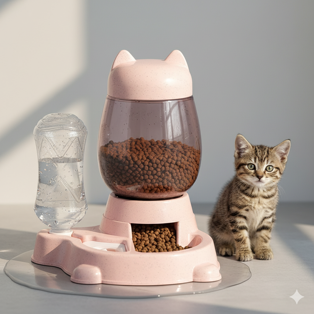 Automatic Pet Feeding & Drinking Fountain™
