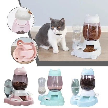 Automatic Pet Feeding & Drinking Fountain™