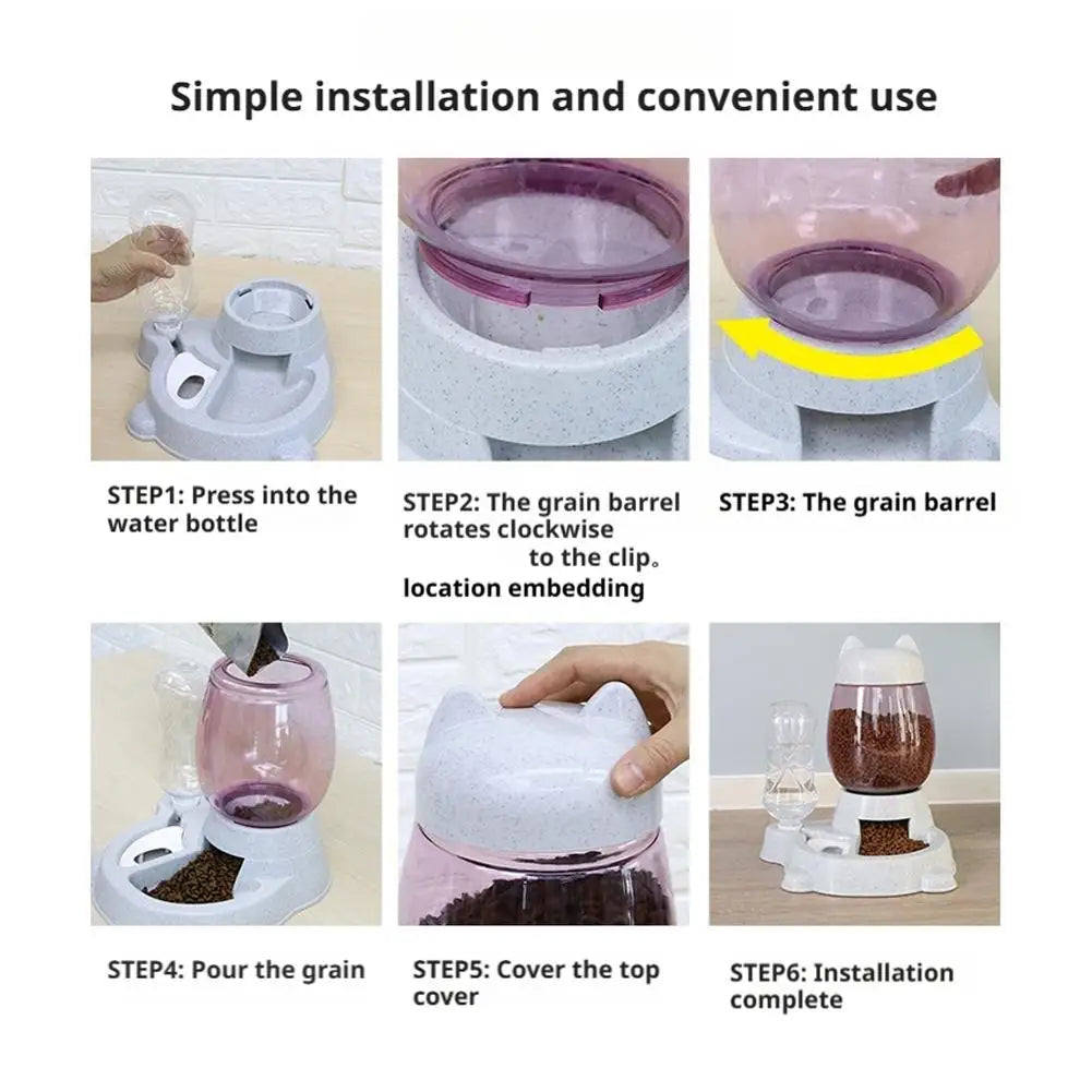 Automatic Pet Feeding & Drinking Fountain™