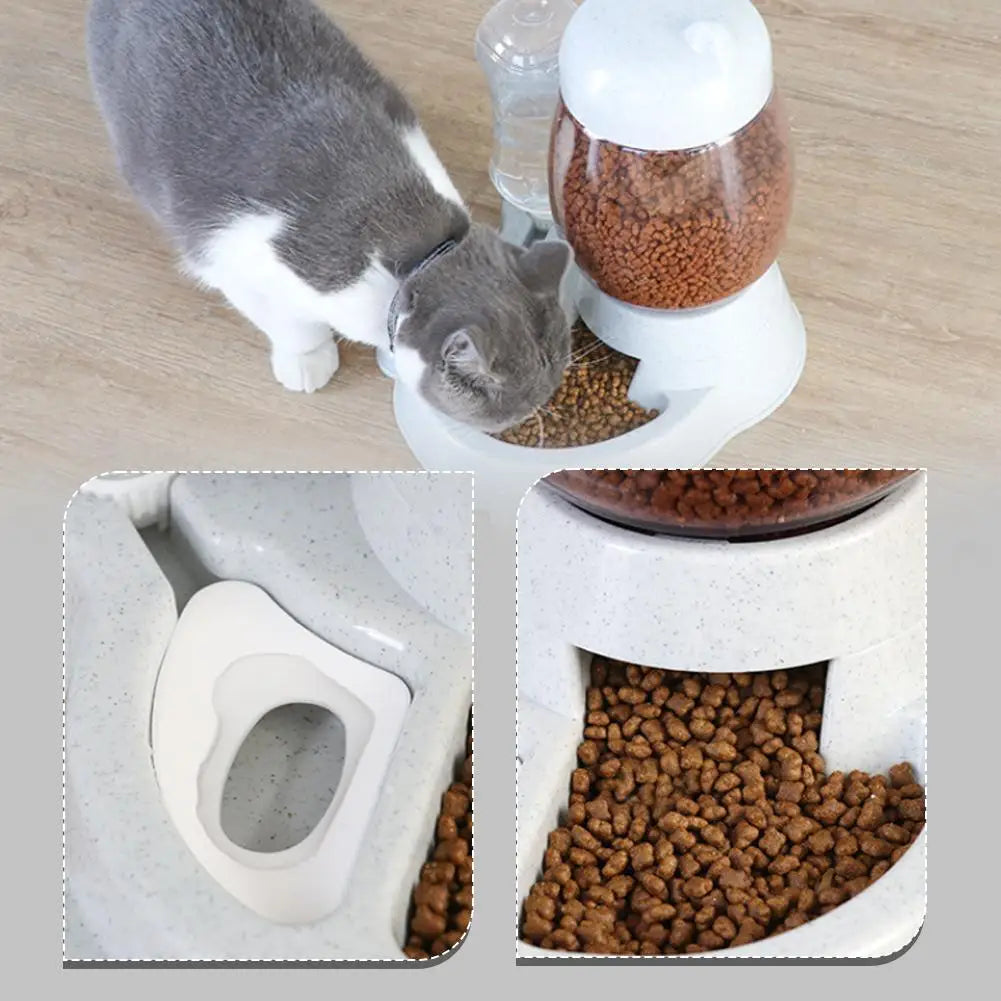 Automatic Pet Feeding & Drinking Fountain™