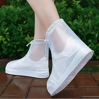 1 Pair Waterproof Shoe Covers Non-slip Reusable Rain Snow Boot Women Men Outdoor Rainy Reusable Quality Non-slip Shoe Cover